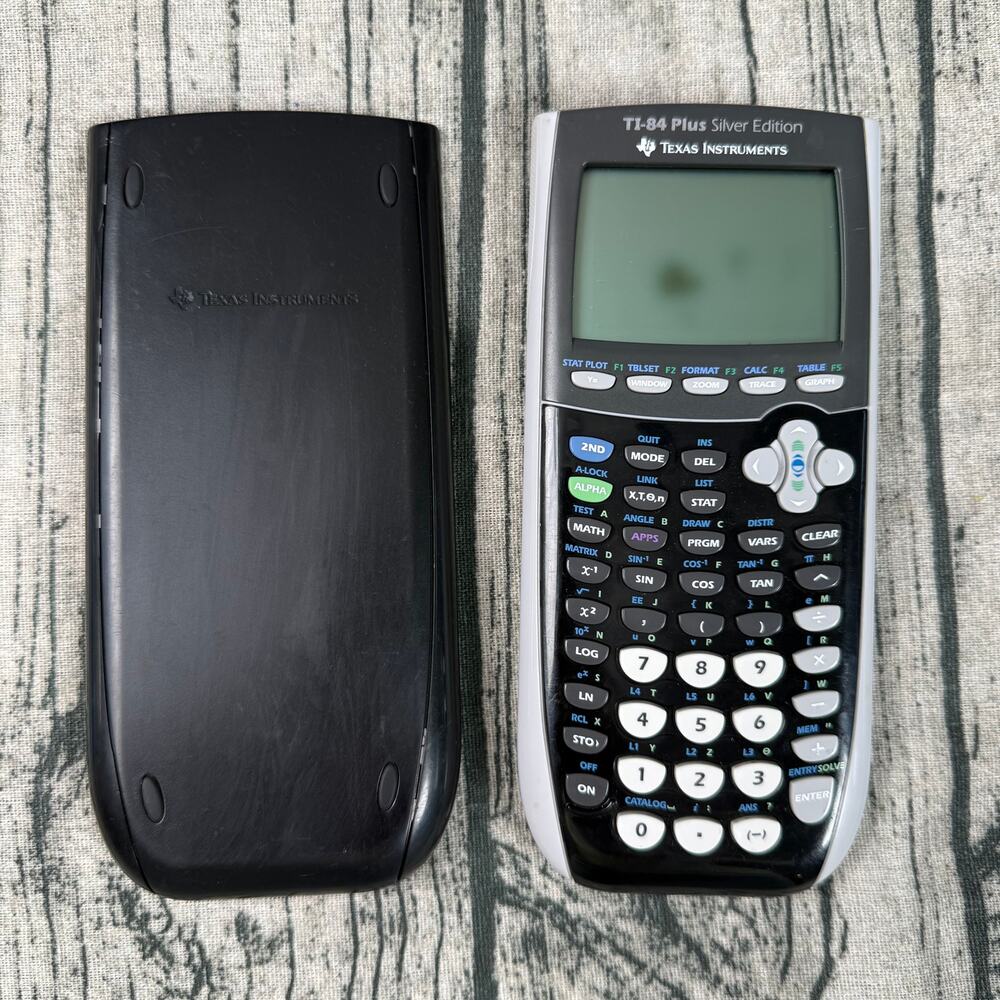 Texas Instruments TI-84 Plus Silver Edition Graphing Calculator - Tested Working